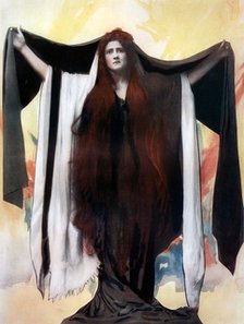Maud Jeffries in Herod, c1902.Artist: Langfier Photo