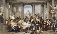 Romans during the Decadence, 1847. Artist: Couture, Thomas (1815-1879)