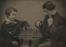 Chess Players, 1850s. Creator: Unknown.