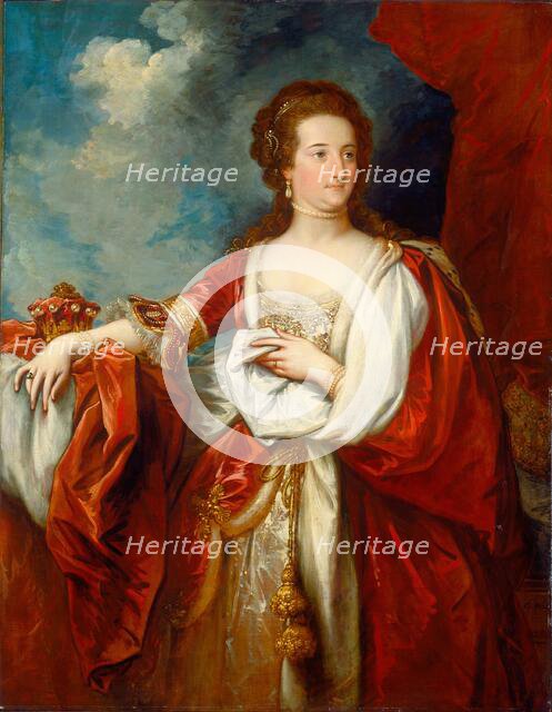 Elizabeth, Countess of Effingham, c. 1797. Creator: Benjamin West.