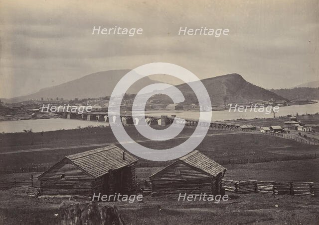 Chattanooga from the North, 1860s. Creator: George N. Barnard.