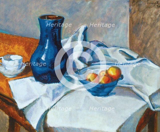 Still Life with blue vase, 1911.