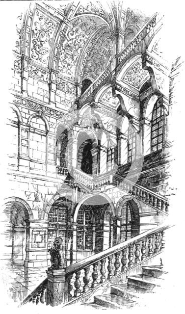 ''The Imperial Institute of the United Kingdom , The Colonies, and India; West Staircase to First an Creator: Unknown.