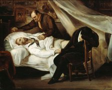 The death of Théodore Géricault, 1824. Creator: Scheffer, Ary (1795-1858).