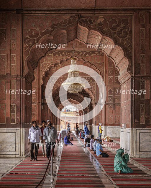 Jama Masjid, Delhi, India, 2023. Creator: Peter Thompson.