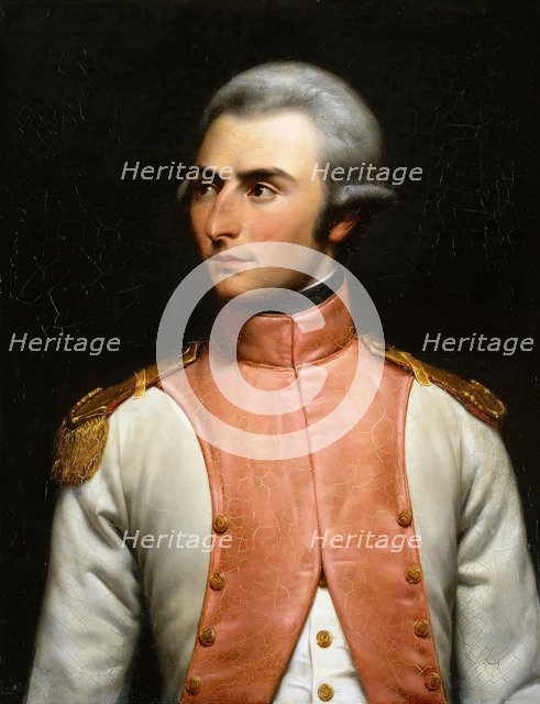 Jean-Baptiste Bernadotte (1763-1844), future king Charles XIV John of Sweden. Artist: Amiel, Louis-Félix (1802-1864)