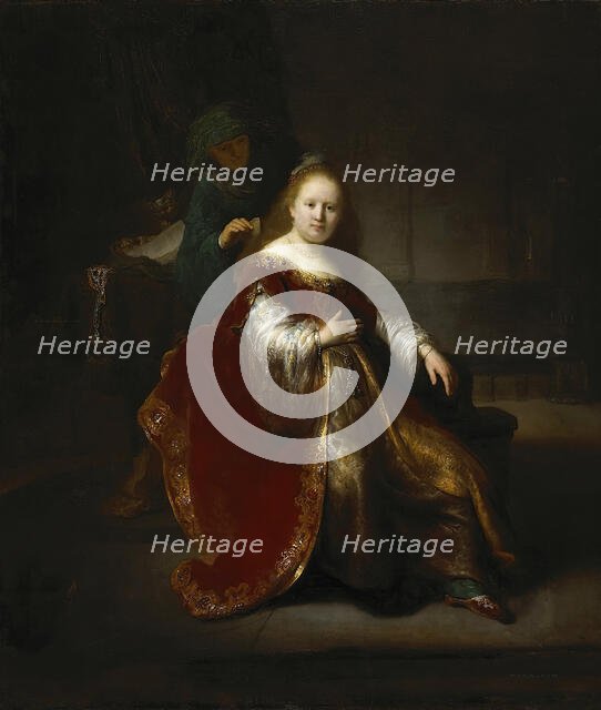 Heroine from the Old Testament, 1632-1633. Creator: Rembrandt van Rhijn (1606-1669).