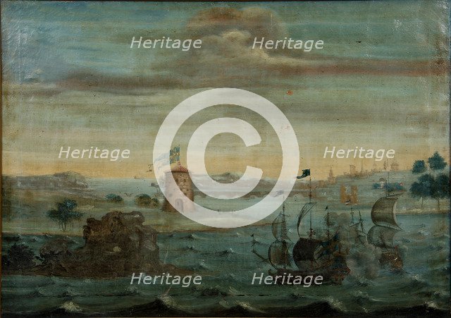 The Siege of Vyborg, 1710s. Artist: Anonymous  