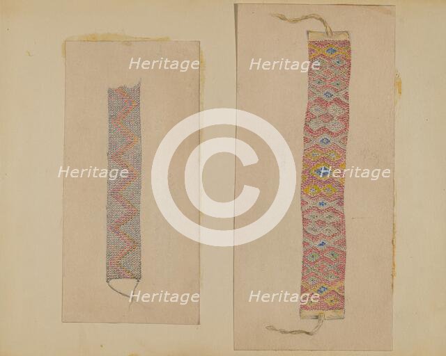 Neck Band, 1935/1942. Creator: Mary Berner.