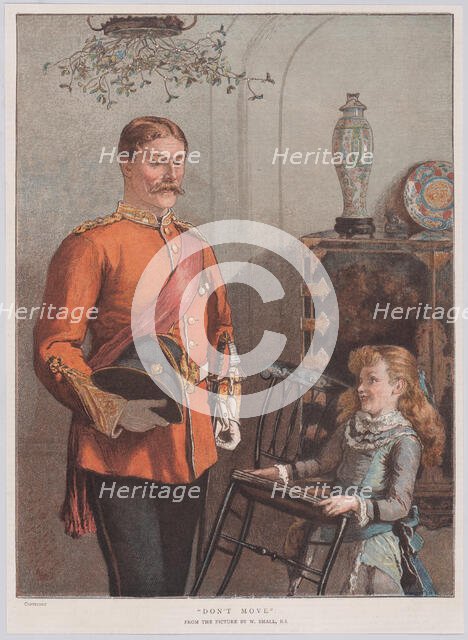 Don't Move, from "The Graphic" Christmas Number, December 1, 1884. Creator: Unknown.