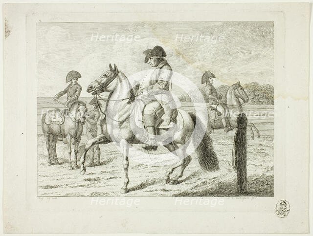 Riding School and Horses, 1806. Creator: Johann Adolph Darnstedt.