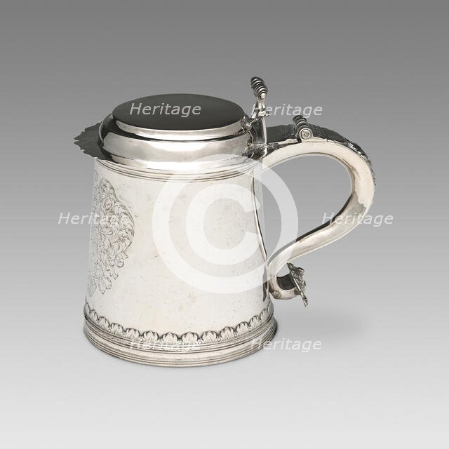 Tankard, 1700/20. Creator: Cornelius Kierstede.