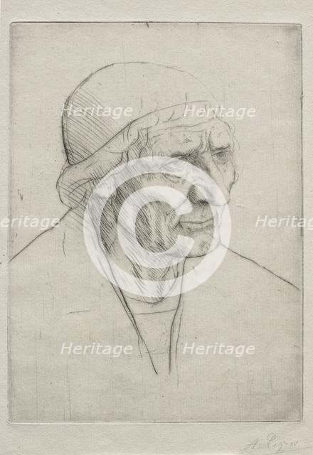 Tête de Bénédiction. Creator: Alphonse Legros (French, 1837-1911).