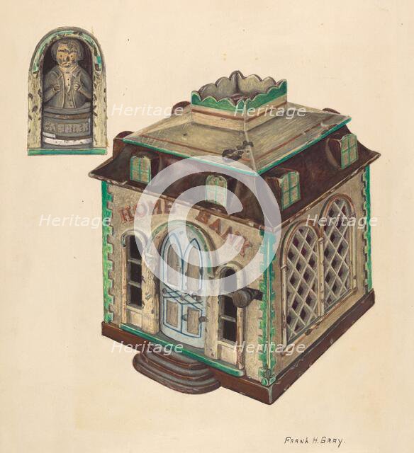 Home Bank, c. 1937. Creator: Frank Gray.