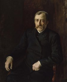 Portrait of Professor Carl Gustaf Estlander, 1896. Creator: Albert Edelfelt.