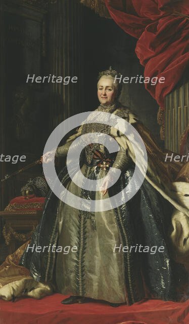 Catherine II, 1729-1796, Empress of Russia, Princess of Anhalt-Zerbst. Creator: Anon.