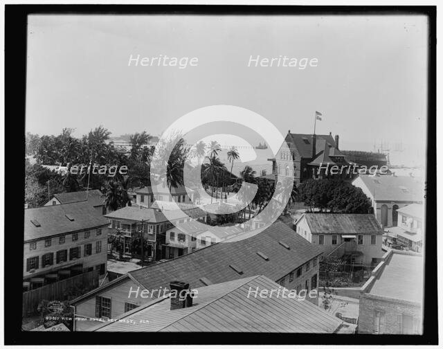 View from hotel, Key West, Fla., c1900. Creator: Unknown.