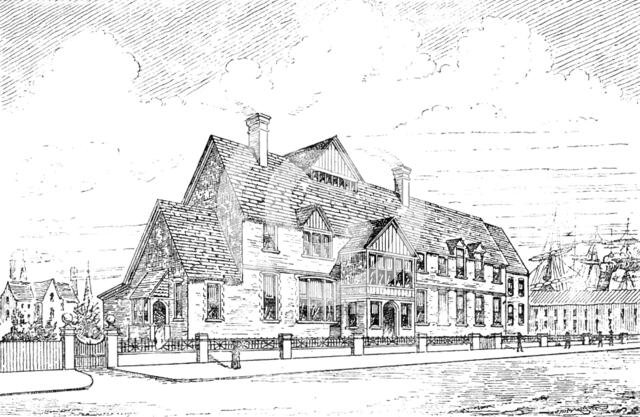 The Seamen’s Hospital, Victoria and Albert Docks..., 1890. Creator: Unknown.