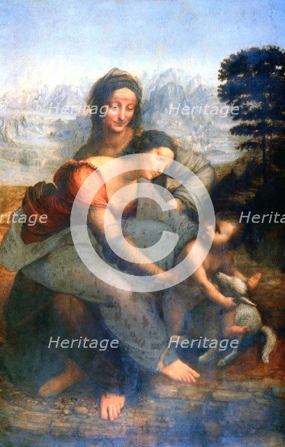 'Virgin and Child with St Anne', 1502-1516. Artist: Leonardo da Vinci