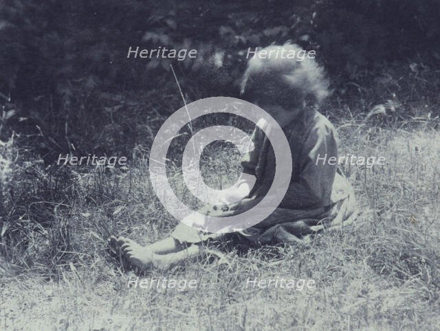 Sitting in the sun, c1893. Creator: Sarah J. Eddy.