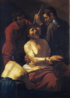 Christ Crowned with Thorns, c. 1605. Creator: Caravaggio, Michelangelo (1571-1610).