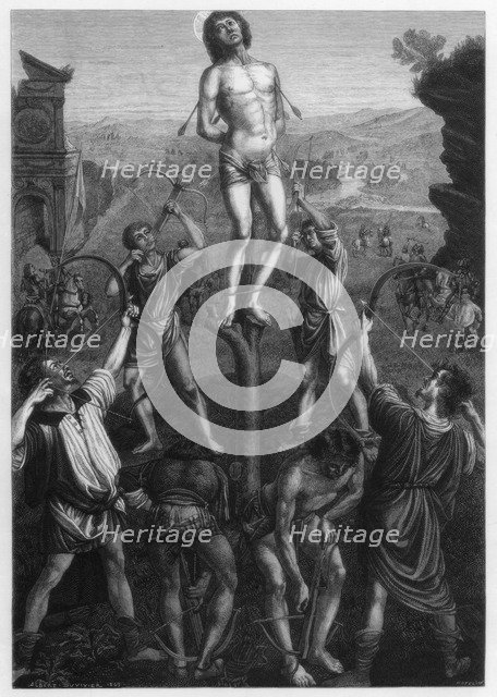 'Martyrdom of St Sebastian', 1473-1475 (1870). Artist: Hotelin