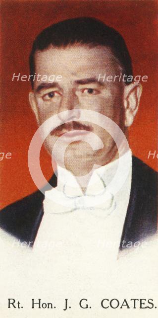 'Rt. Hon. J. G. Coates', 1927. Creator: Unknown.