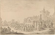 Fish Market, 1767. Creator: Cornelis Ploos van Amstel.