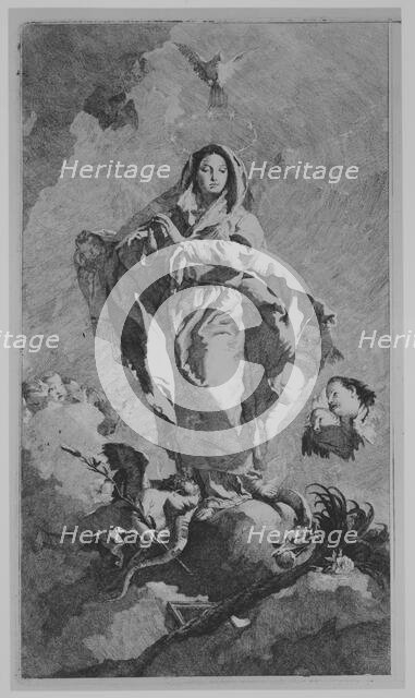The Immaculate Conception, ca. 1770. Creator: Lorenzo Tiepolo.