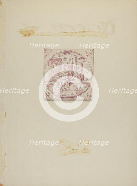 Fireplace Tile, c. 1936. Creator: John Dixon.