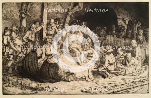 The Descent From The Cross, 1897 Reworked. Creator: William Strang.