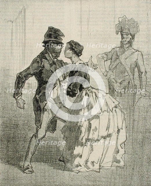 Les Framboisy, 1856. Creator: Félicien Rops.