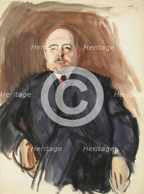 Sketch for a Portrait, c1910s. Creator: Verner Thome.