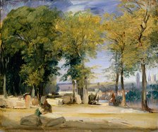 View near Rouen, ca. 1825. Creator: Richard Parkes Bonington.
