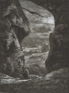 Adieu aux Karpatz, 1857. Creator: Felix Bracquemond.