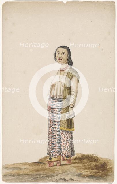 Mestizo woman, c.1675-c.1725. Creator: Anon.