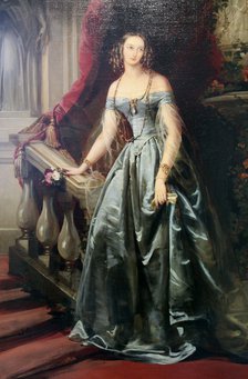 'Portrait of the Grand Duchess Olga Nikolaevna', 1841.  Artist: Christina Robertson