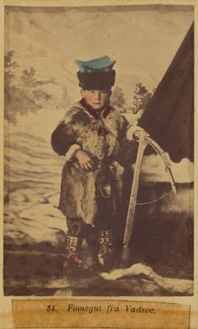 Young Sami boy, about 1867. Creator: Marcus Selmer.