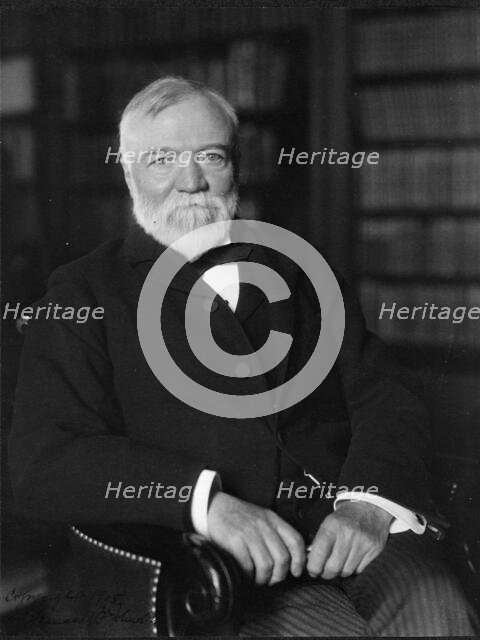 Andrew Carnegie, April 1905, c1905. Creator: Frances Benjamin Johnston.