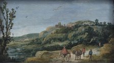 Hilly Landscape; Hilly Country, 1627. Creator: Esaias van de Velde.