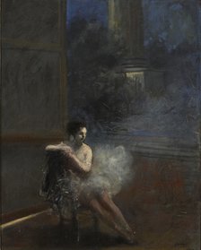 Seated Dancer, 19th-20th century Artist: Jean Louis Forain.