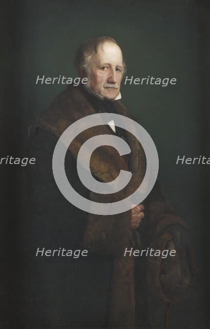 The Artist's Father Col. Count Eugène von Rosen at the Age of 71, 1868. Creator: Georg von Rosen.