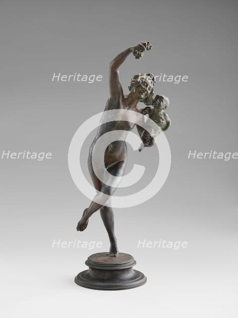 Bacchante and Infant Faun, 1893-1894. Creators: Frederick William MacMonnies, E Gruet.
