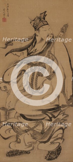 Lü Dongbin, Second Half of the 18th cen.. Creator: Jakuchu, Ito (1716-1800).