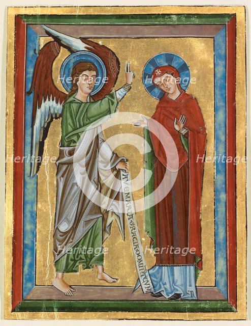 The Annunciation, about 1240. Creator: Unknown.