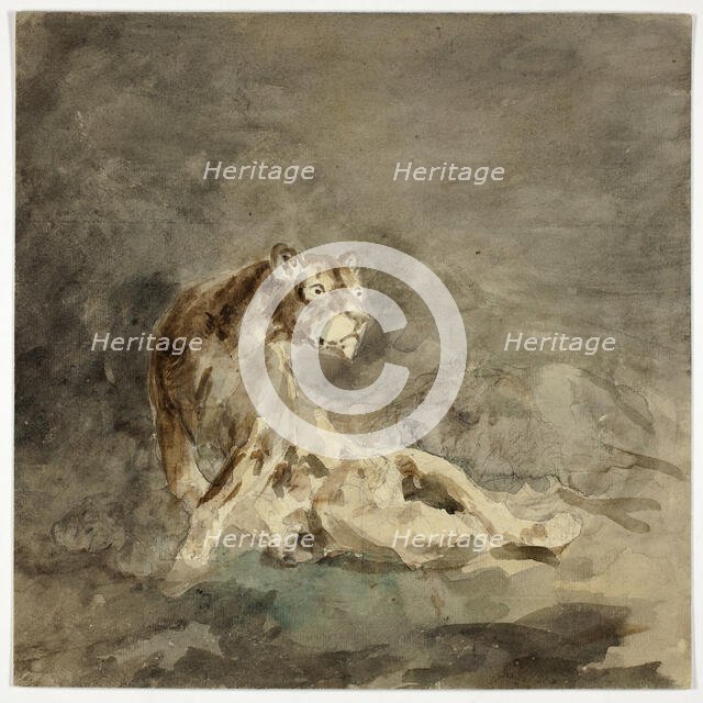 Lioness with her Family, n.d. Creator: Sawrey Gilpin.