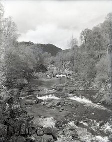 Watefall. possibly at Glen Affric in Scotland, c1955. Creator: Arthur Charles Kirby Ware.