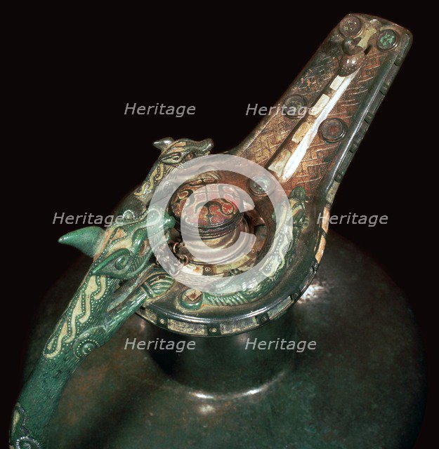 Detail of the Basse-Yutz Flagons, Iron Age, c400 BC. Artist: Unknown