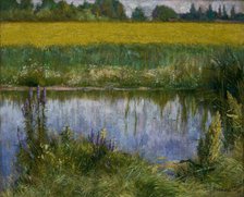 Field of Lupins, 1891. Creator: Wladyslaw Podkowinski.