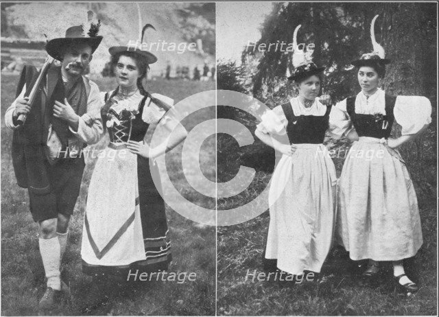'Types of the Tyrolean Native Costume', c1913. Artist: Charles JS Makin.